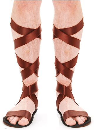 Roman Sandals - Brown - Size 7-10