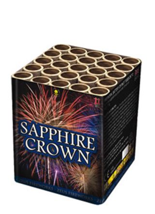 Firework (CAKE) - Pro Range - Sapphire Crown - 25 shots - 30 seconds