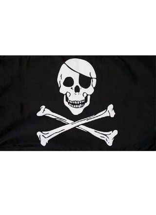 Pirate Skull and Crossbones Flag 5ftx3ft