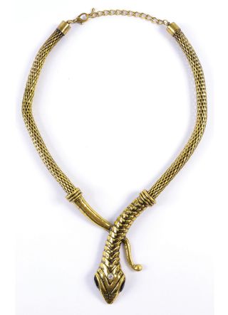 Cleopatra Asp Snake Necklace