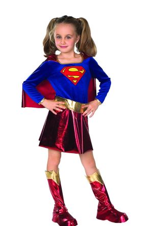 Supergirl Deluxe - Girls Costume