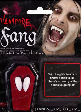 Vampire / Dracula Fangs Tooth Caps