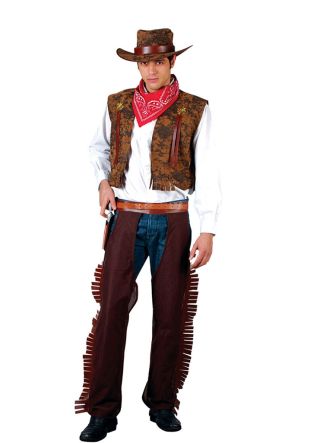 Western Cowboy (Brown) Costume Kit