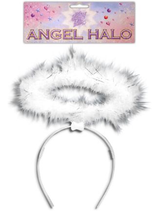 Angel Halo - White With Tinsel
