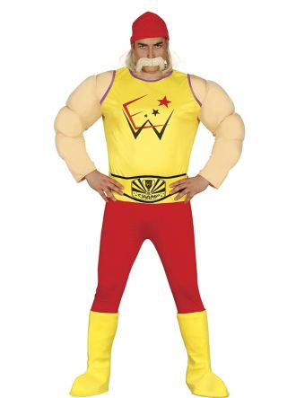 80’s Hulking Hogan - WWE Champion Wrestler – Men’s 