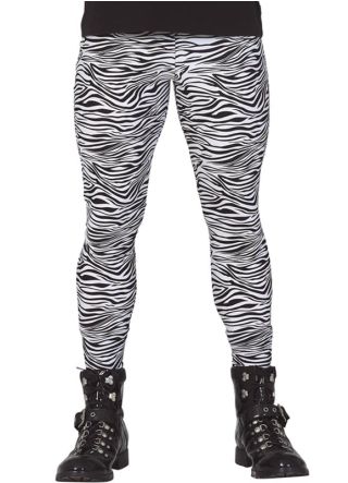 Zebra Print Rocker Trousers – Waist Size 34”-38”