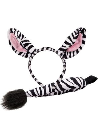 Zebra Kit - Ears & Tail