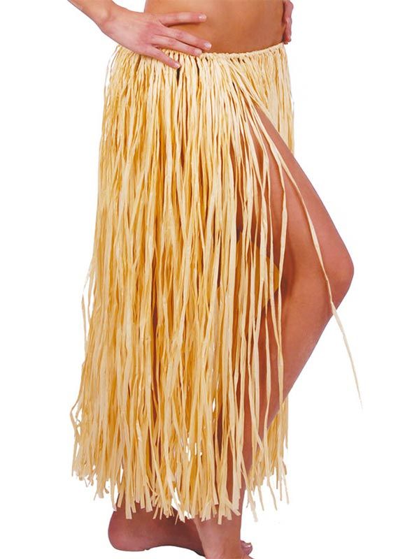 Hawaiian Natural Raffia Grass Skirt - will fit up to waist size 34” or 86cm