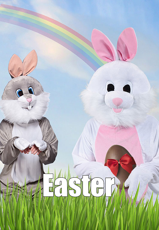 Easter is the most chocolatey and fun time of the year… Become the Easter Bunny for your children in one of our fantastic costumes!